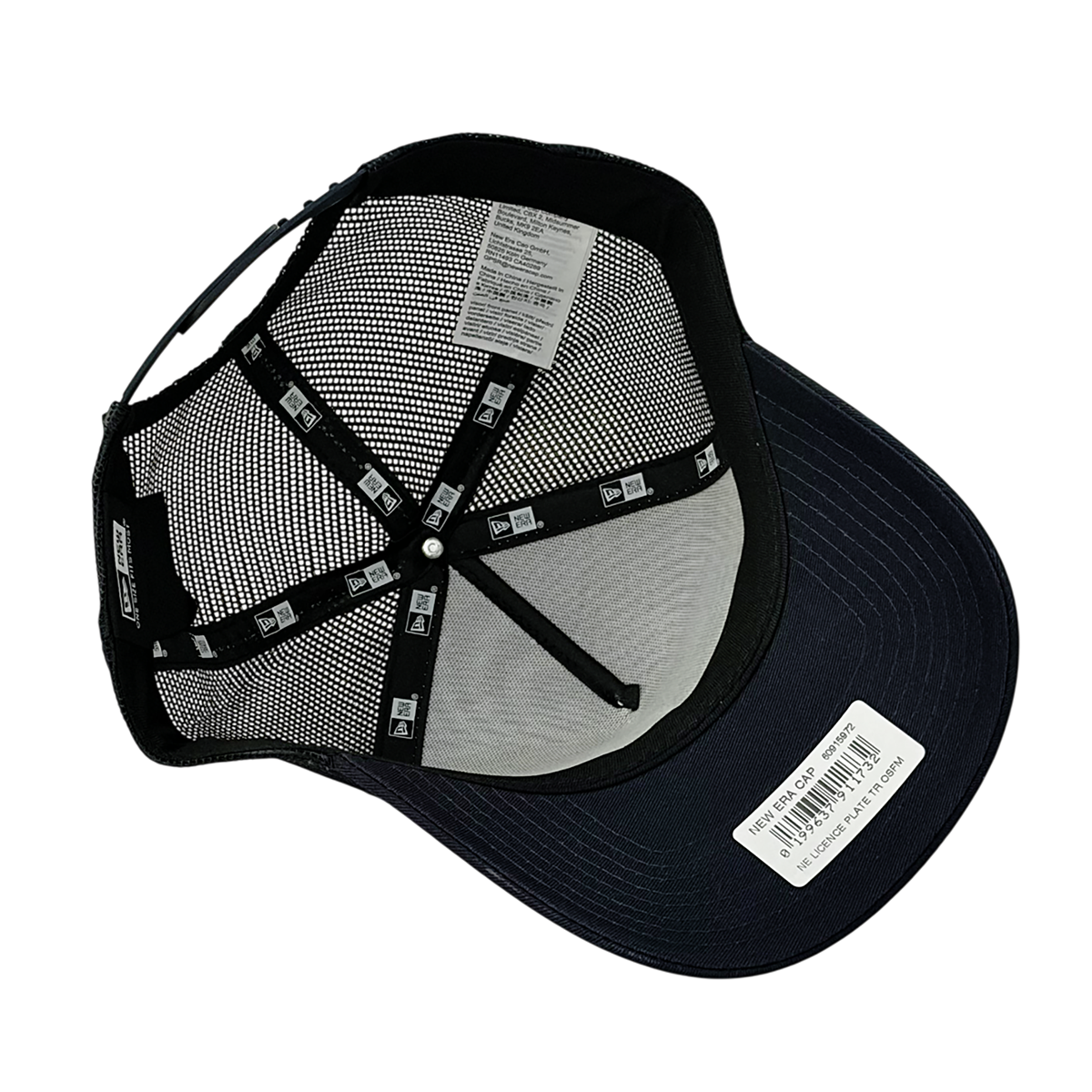 New Era 9FORTY Trucker Cap California Licence Plate beige/navy