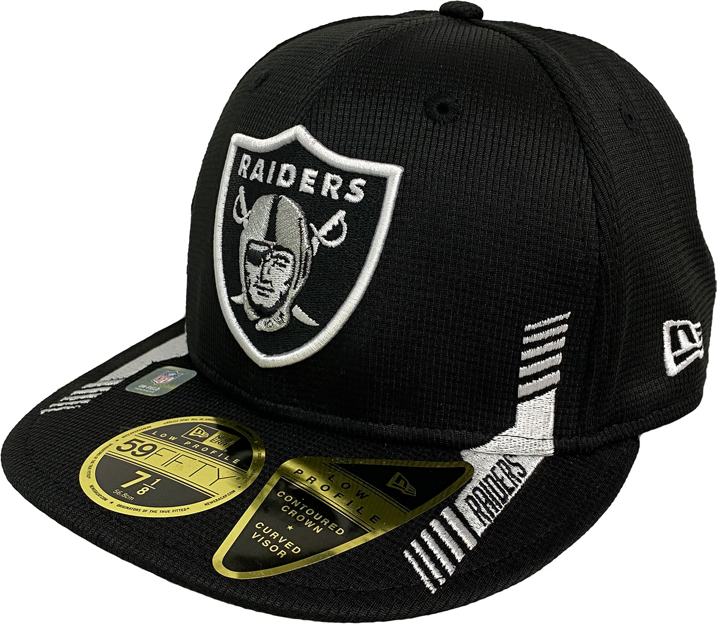 New Era 59FIFTY Cap NFL 21 Sideline Home Las Vegas Raiders schwarz