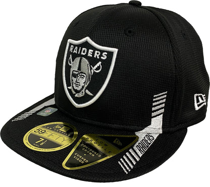New Era 59FIFTY Cap NFL 21 Sideline Home Las Vegas Raiders schwarz