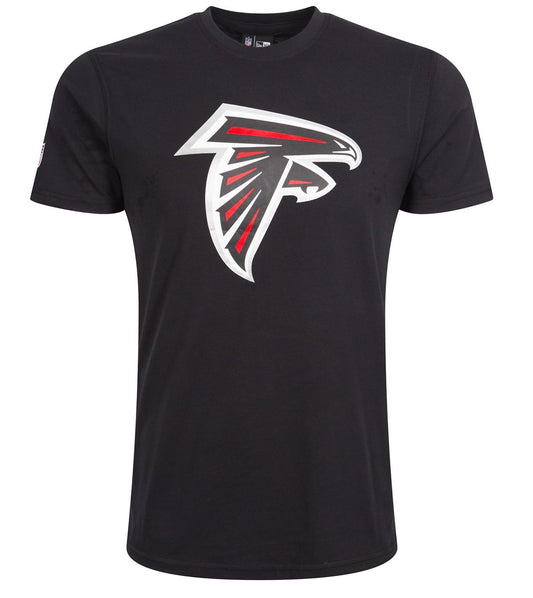 New Era Herren T-Shirt NFL Atlanta Falcons Logo schwarz