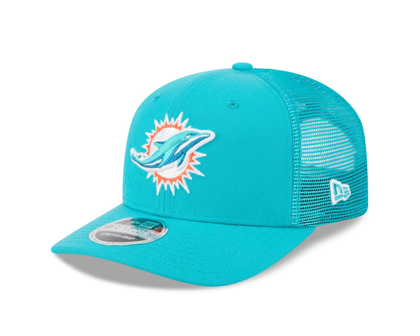 New Era 9SEVENTY Stretch Snap Cap Miami Dolphins NFL turquoise