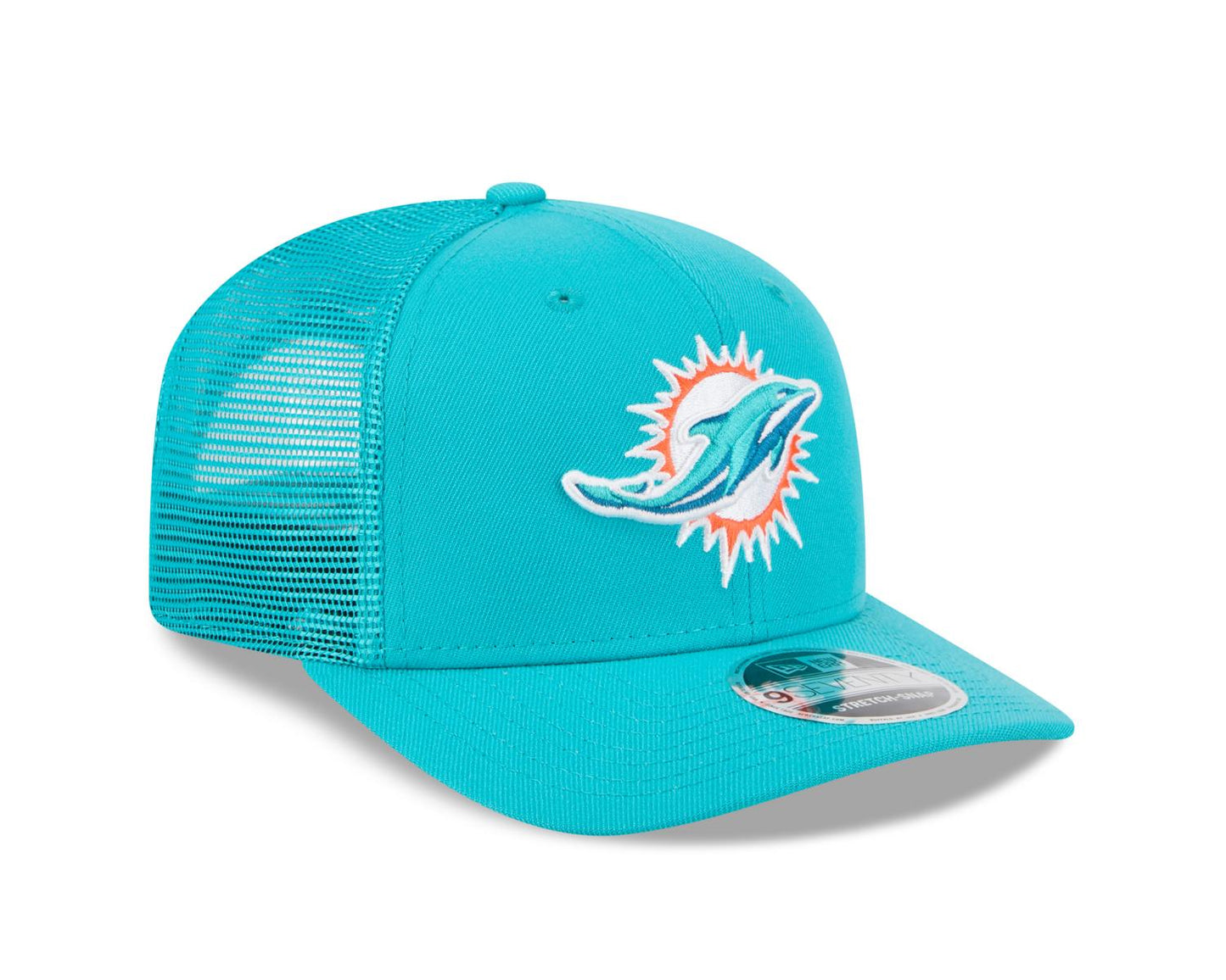 New Era 9SEVENTY Stretch Snap Cap Miami Dolphins NFL turquoise