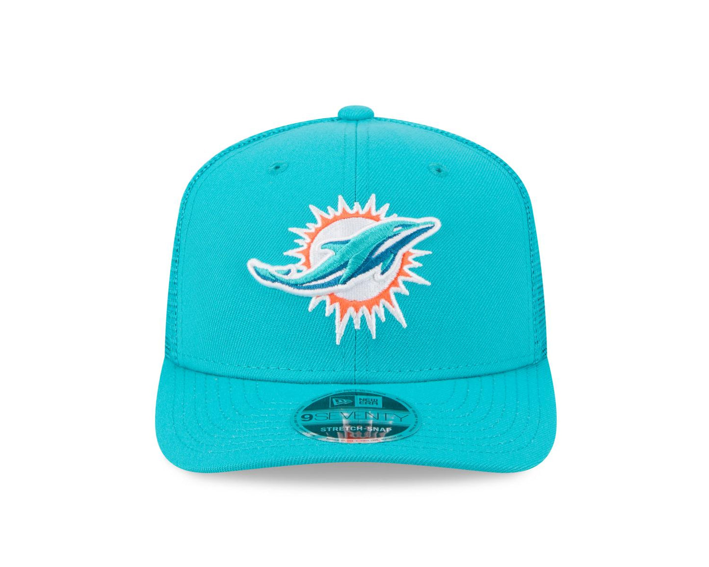 New Era 9SEVENTY Stretch Snap Cap Miami Dolphins NFL turquoise