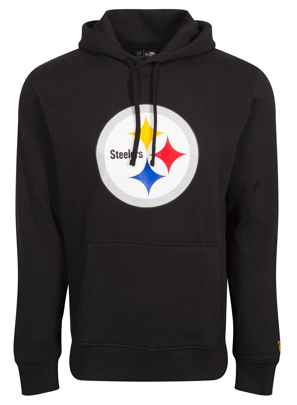 New Era Herren Hoodie NFL Pittsburgh Steelers Logo schwarz