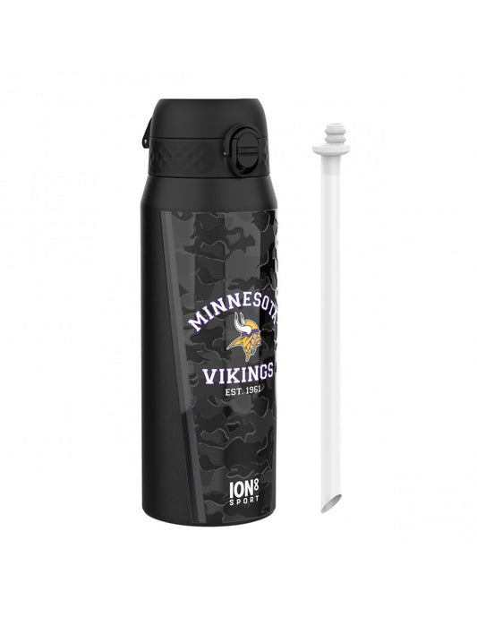 Minnesota Vikings Steel Water Bottle 750ml black