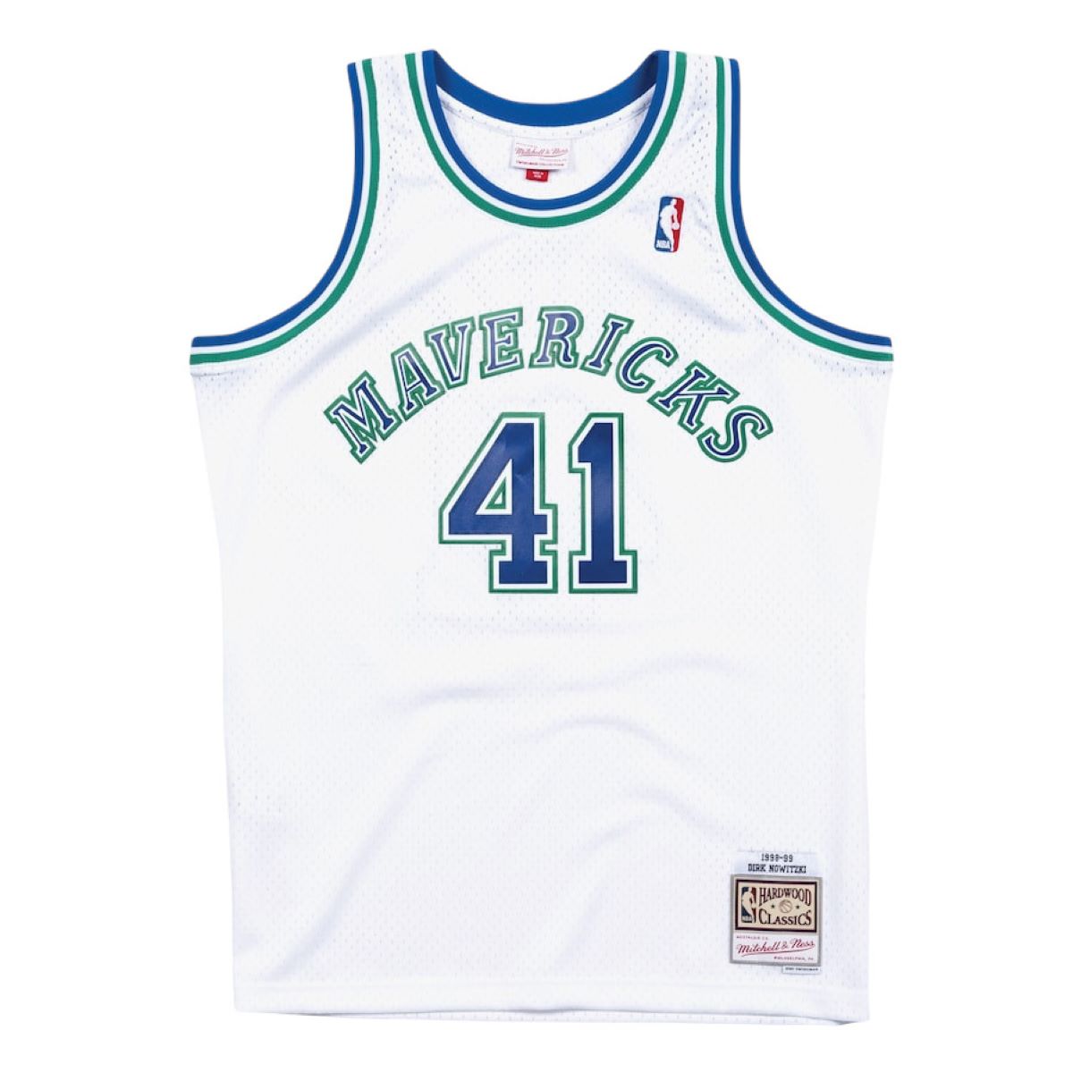 Mitchell & Ness Swingman Jersey Dallas Mavericks Dirk Nowitzki 1998/99 white