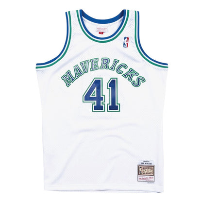Mitchell & Ness Swingman Jersey Dallas Mavericks Dirk Nowitzki 1998/99 white