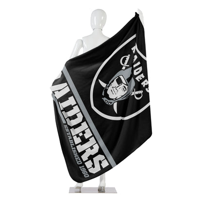 Las Vegas Raiders Fleece Decke Split Wide